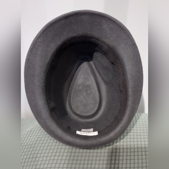 Charming Charlie wool fedora hat grey blue - Picture 4 of 4